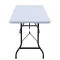 White 6 ft Foldable Plastic Table W470