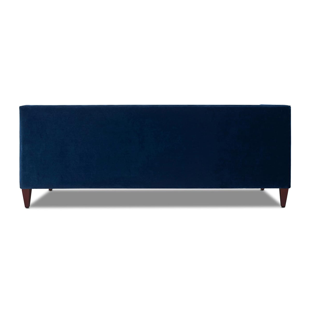 Navy Blue Velvet Tufted Sofa W79543