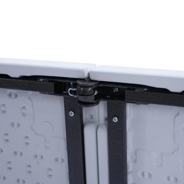 White 6 ft Foldable Plastic Table W470