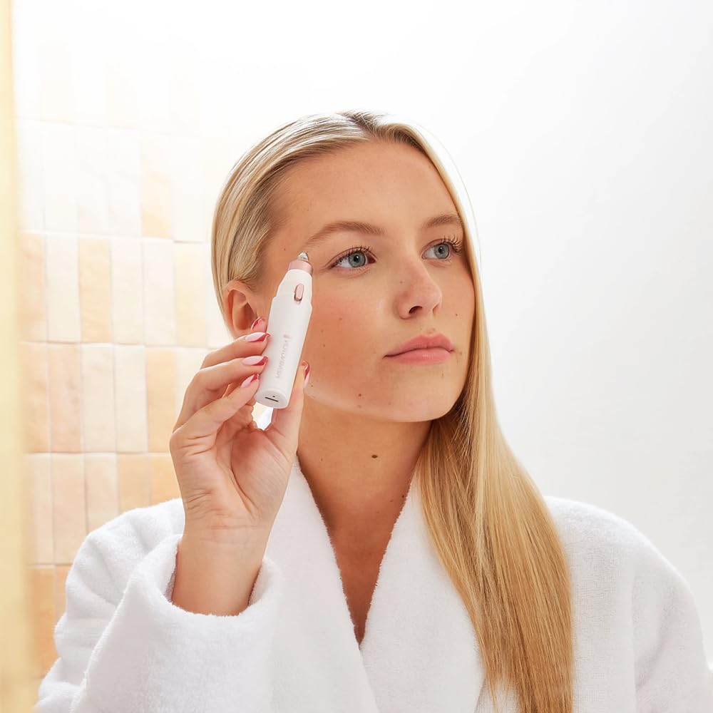 White 2-in-1 Waterproof Facial Hair Remover J4760