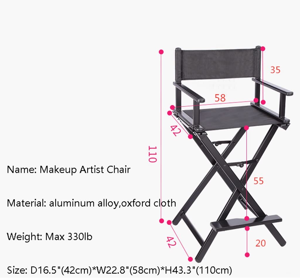 Portable Folding Director's Chair with Arm & Foot Rest V8073