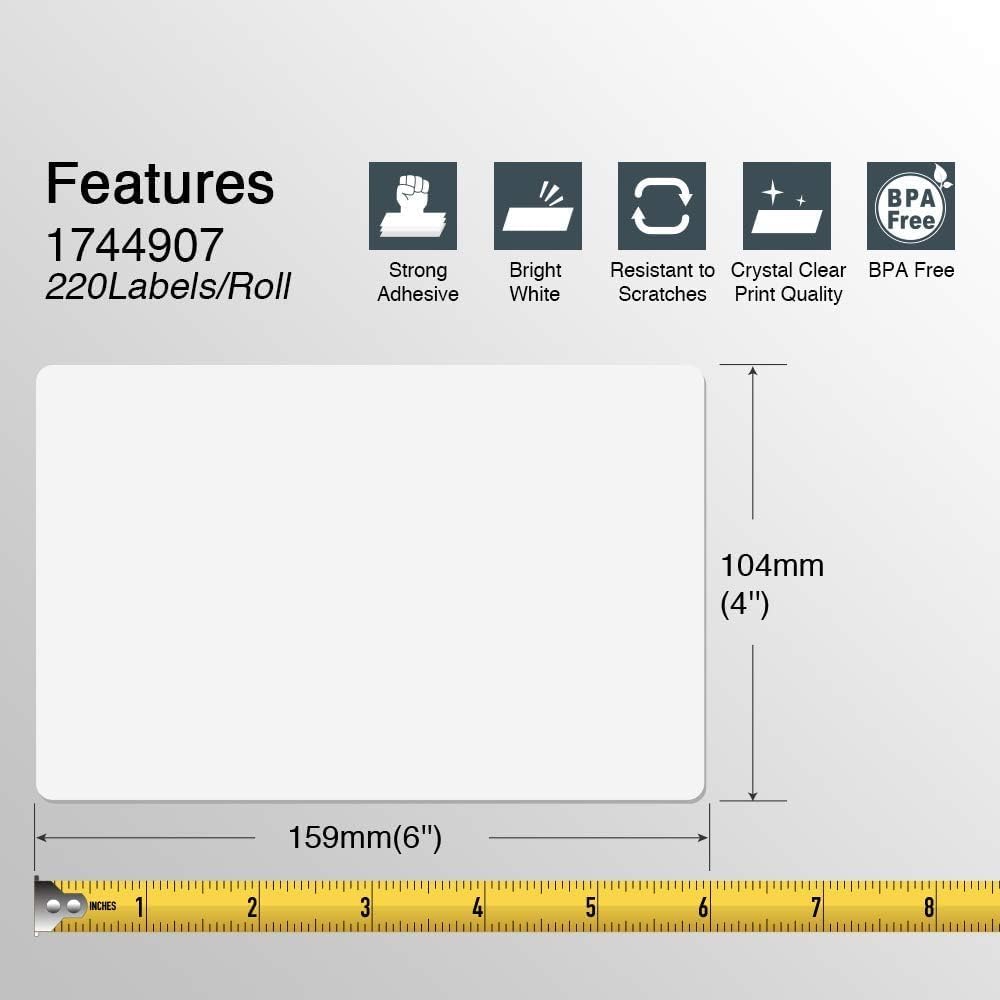 4" x 6" Large Shipping Labels T788