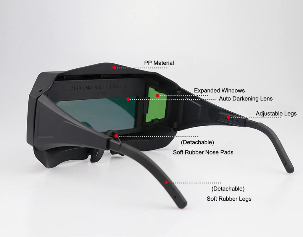 Welding Glasses Safety Goggles D4446