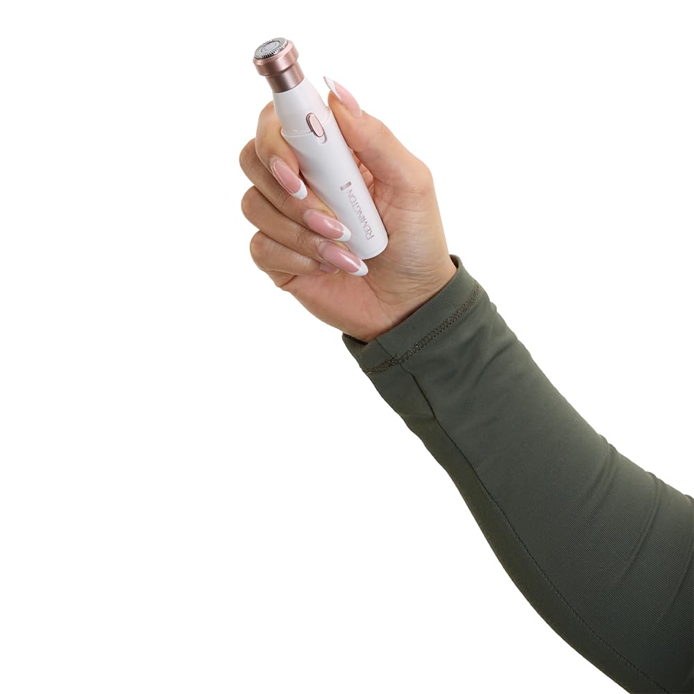 White 2-in-1 Waterproof Facial Hair Remover J4760