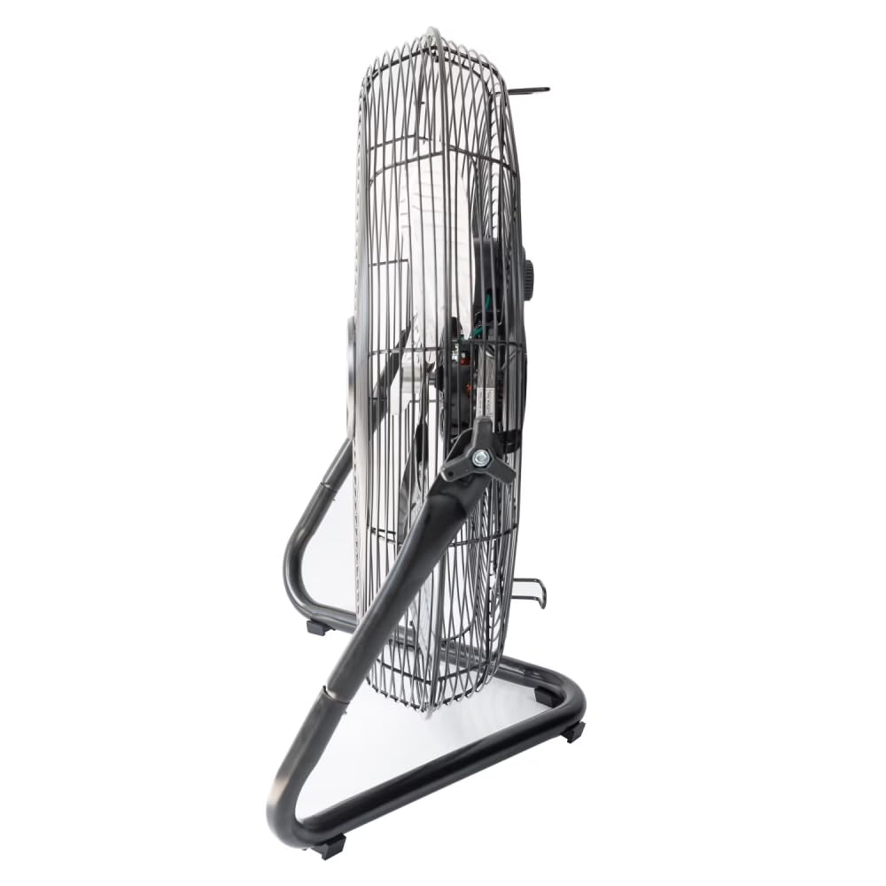 20 Inch 3-Speed Black Metal Floor Fan C8773