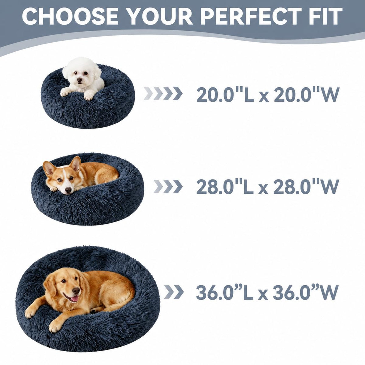 Washable 20" Donut Cat Bed X88502