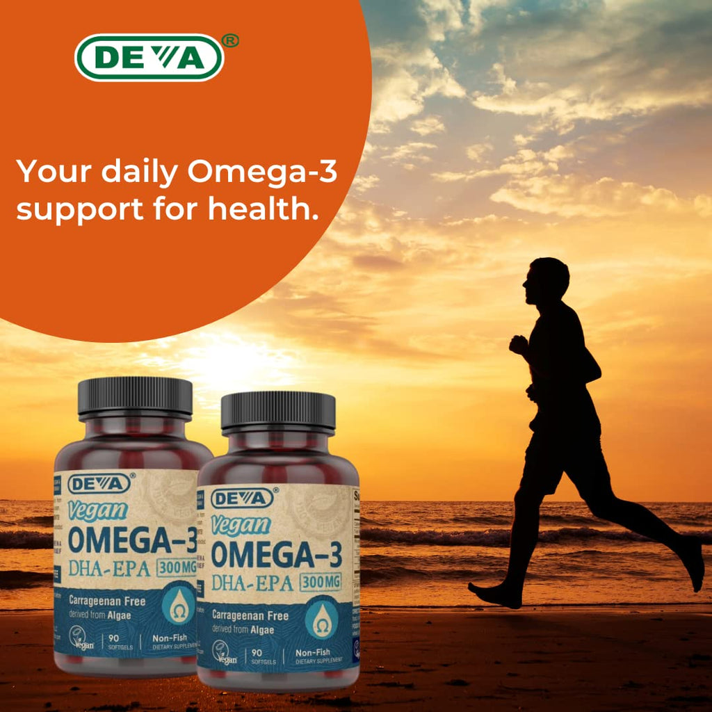 Vegan Omega-3 DHA EPA 300 mg 90 Softgels B833