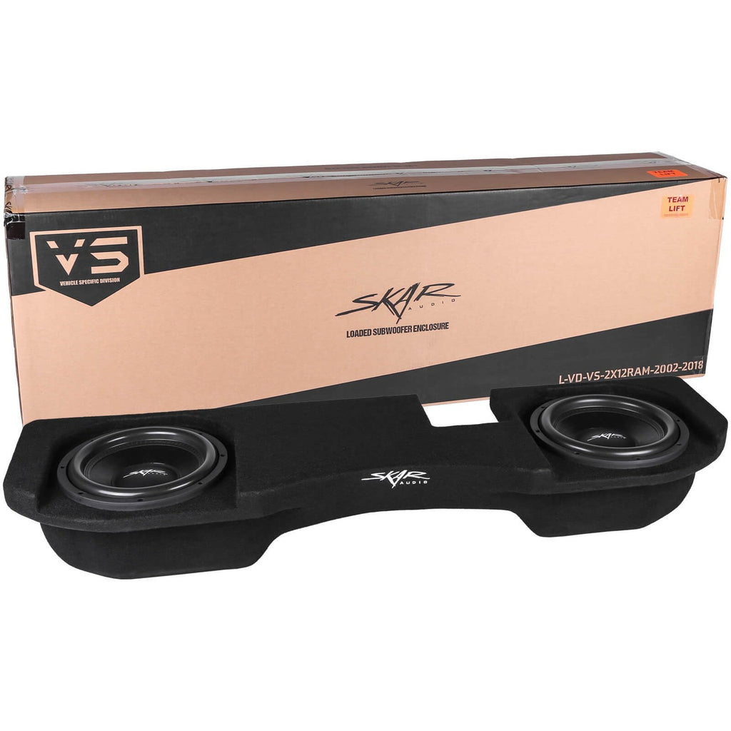 Dual 12" Loaded Sealed Subwoofer Enclosure C336670