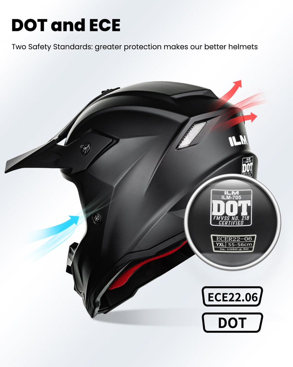 Youth Full Face Motocross Helmet U43097