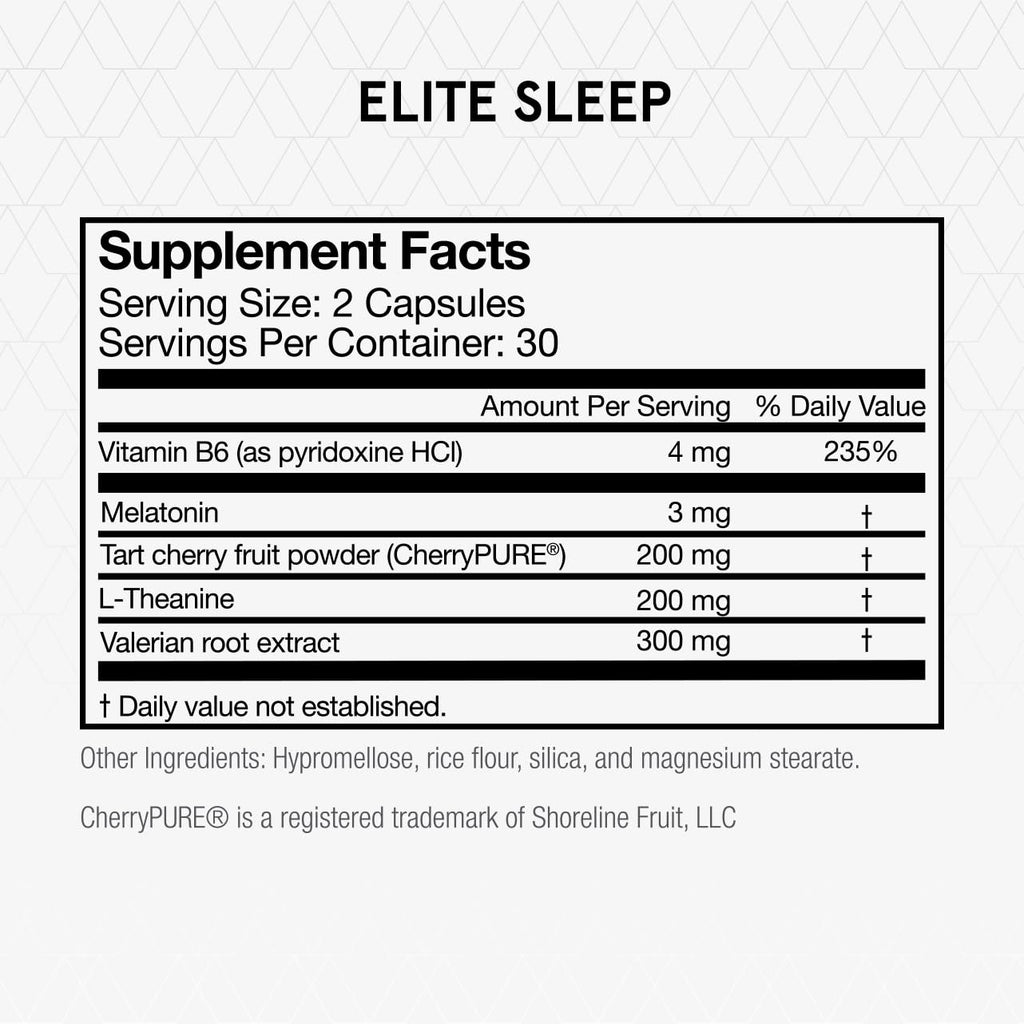 Melatonin L-Theanine Valerian Root Capsules K982