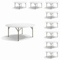 72-Inch Round Plastic Folding Tables 9-Pack M41256