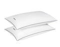 Set of 2 King Size Cotton Down Alternative Bed Pillows Z889