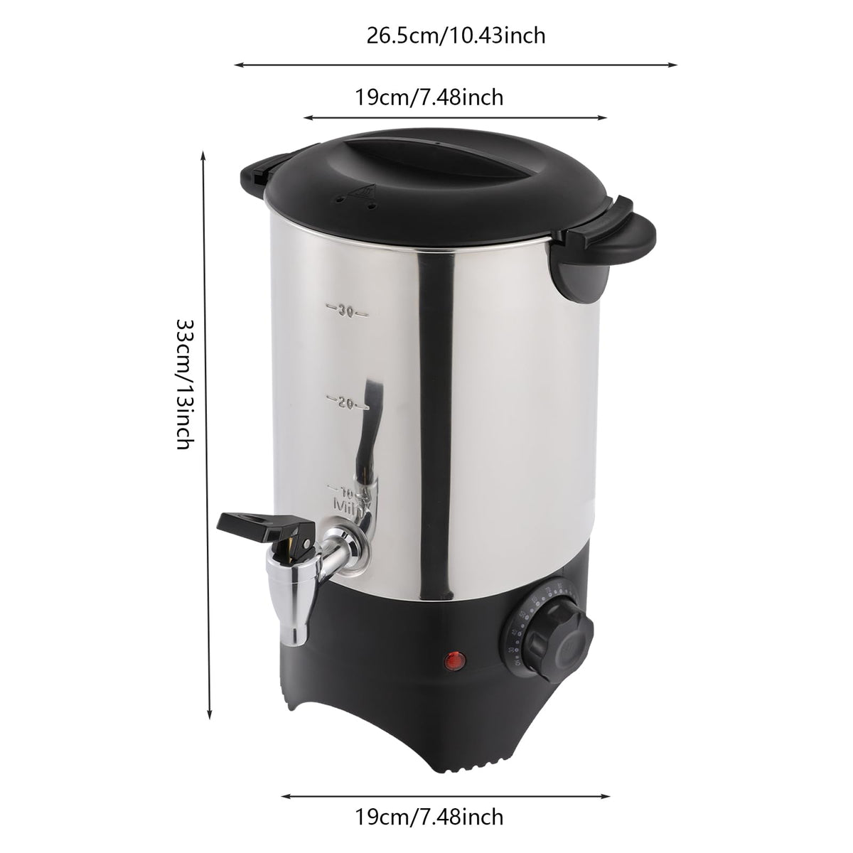 1.4 Gal Stainless Steel Coffee Urn R477
