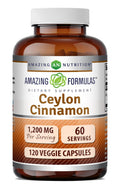 Ceylon Cinnamon 1200 Mg Vegetarian Capsules K72067