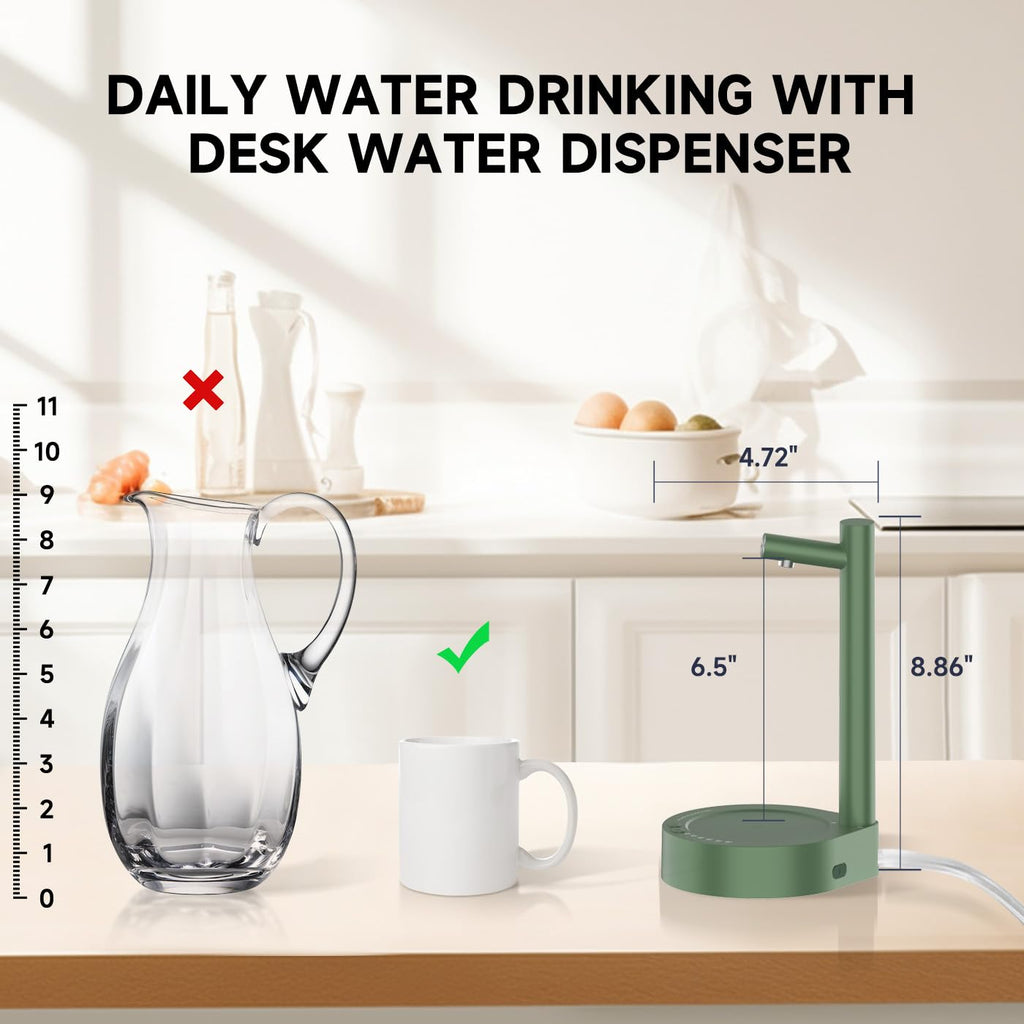 Desktop 5 Gallon Water Dispenser with USB-C Charging U573