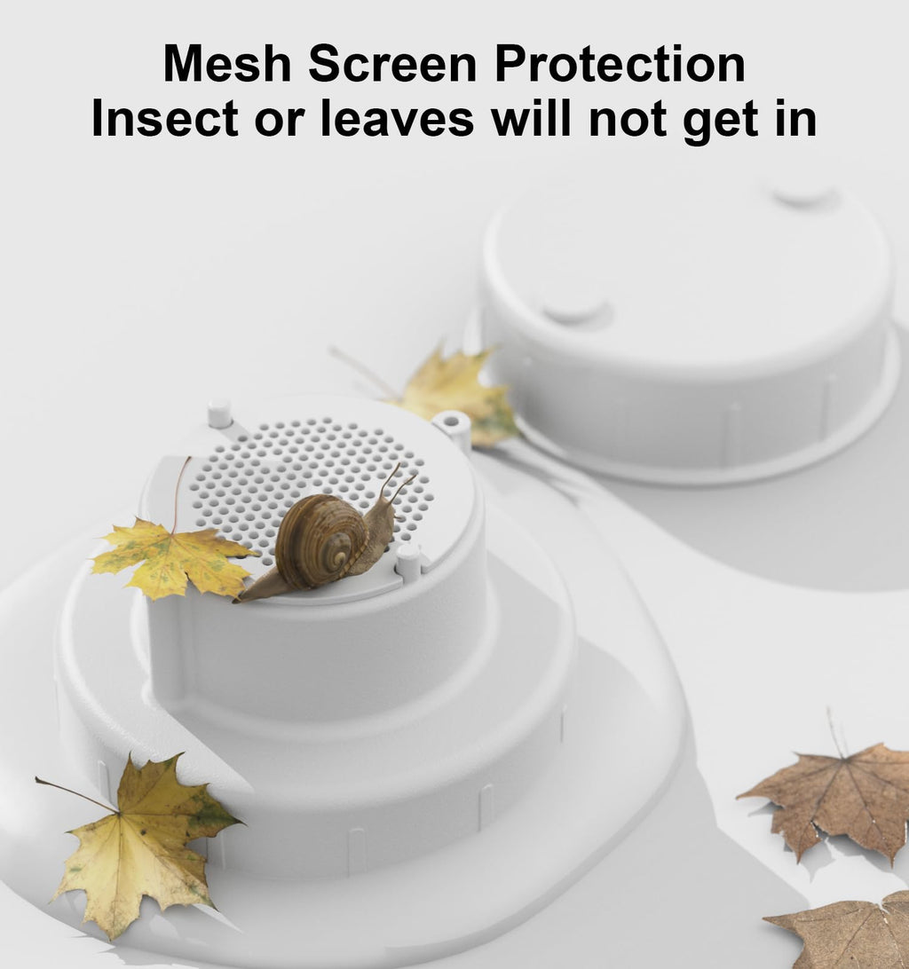 Aluminum RV Sewer Vent Cap with Screen U7718