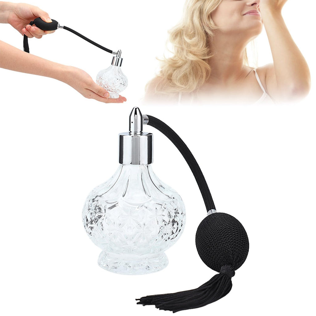 Glass Perfume Bottle Refill Spray Bottle Atomizer 80ml Q53470