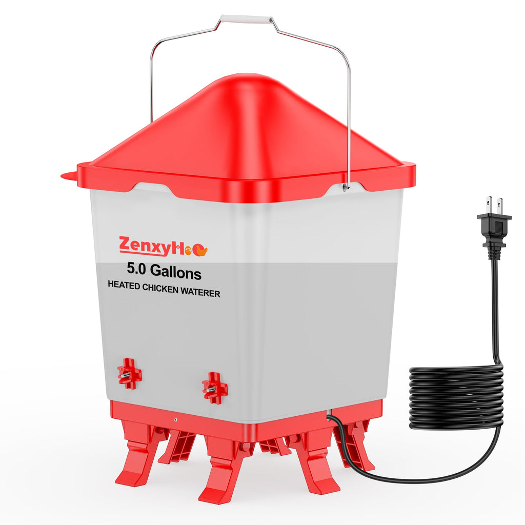 5.0 Gal Heated Chicken Waterer Bucket E6691