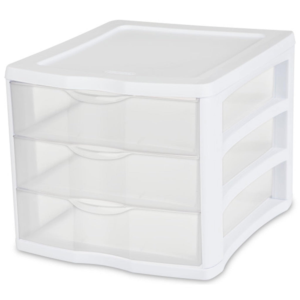 Wide 3-Drawer Storage Unit 4-Pack O436622