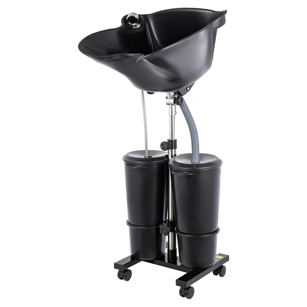 Portable Height and Angle Adjustable Shampoo Basin with Electric Pump T123