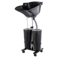 Portable Height and Angle Adjustable Shampoo Basin with Electric Pump T123