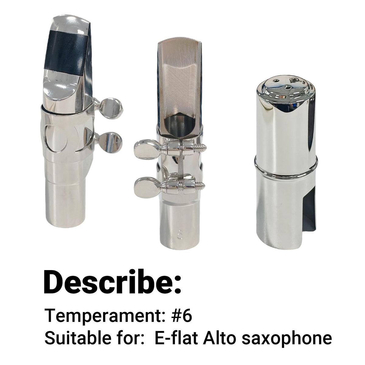Silver Plated Alto Saxophone Mouthpiece N977