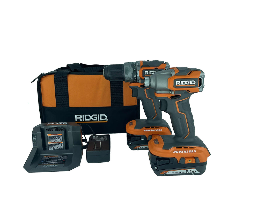 18V Brushless Cordless Hammer Drill and Impact Driver Combo Kit Y536335