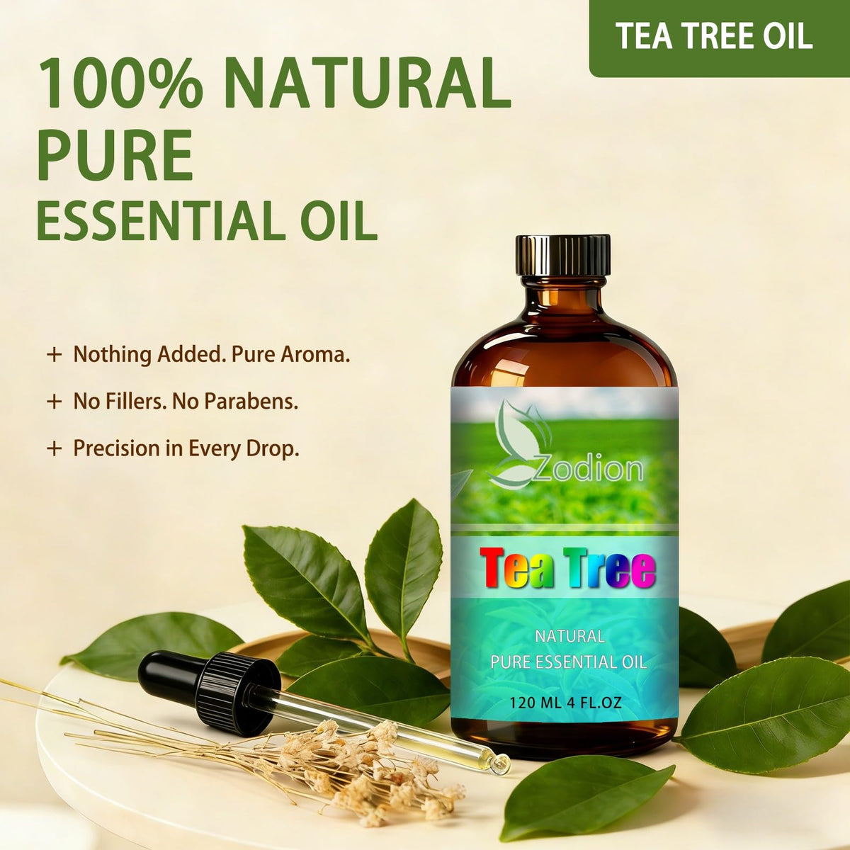 Lavender and Tea Tree Essential Oil 4 Fl Oz M8065