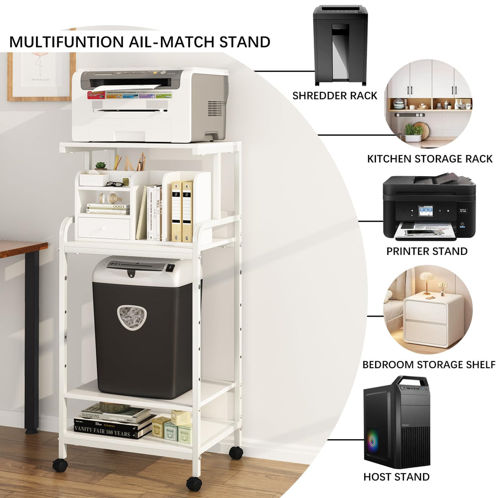 4-Tier Printer Stand with Storage Shelf V51181