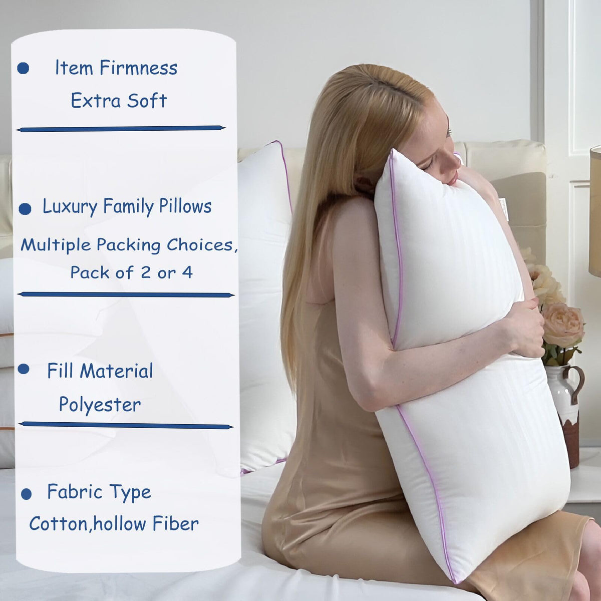 King Size Down Alternative Pillows Set of 2 B45828