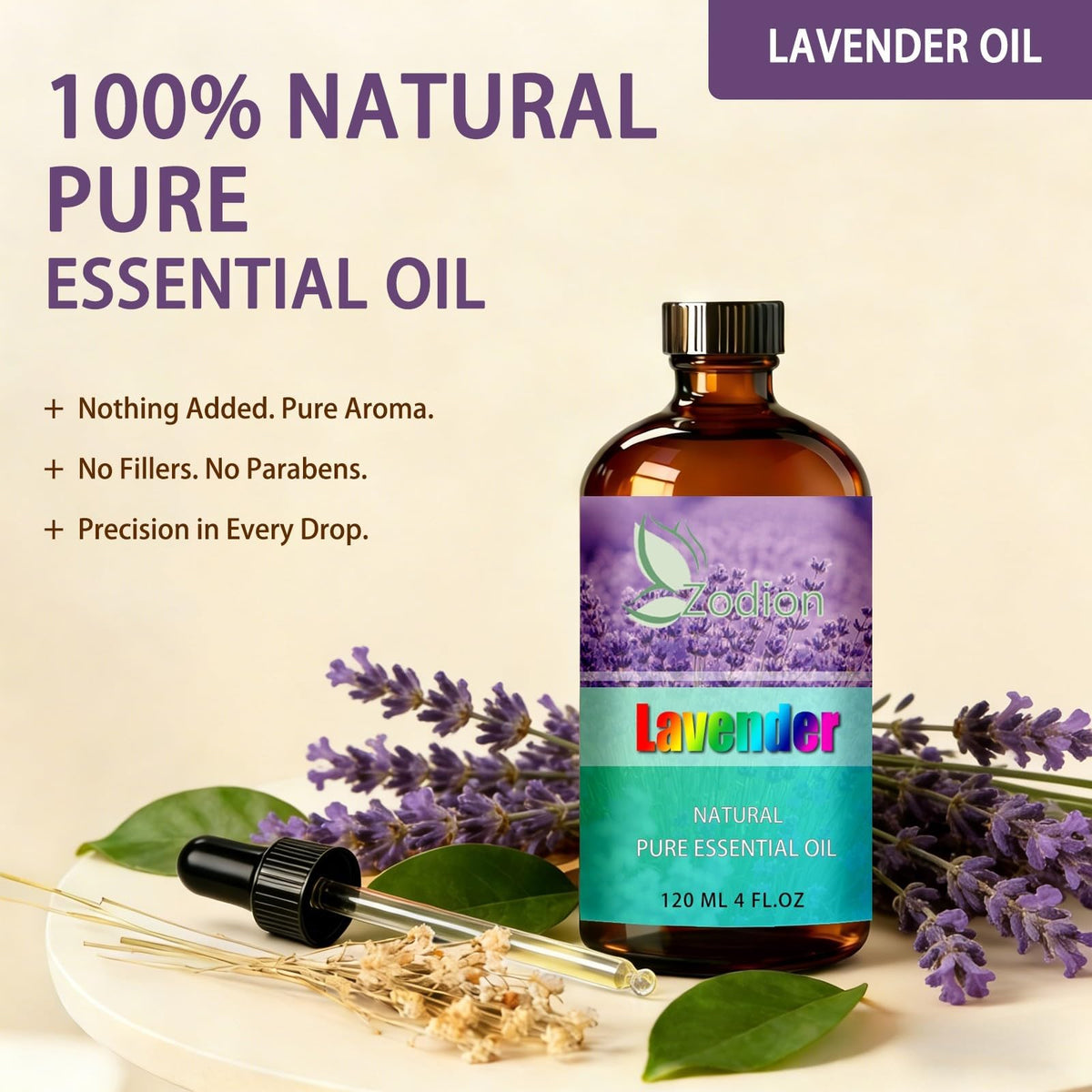 Lavender and Tea Tree Essential Oil 4 Fl Oz M8065