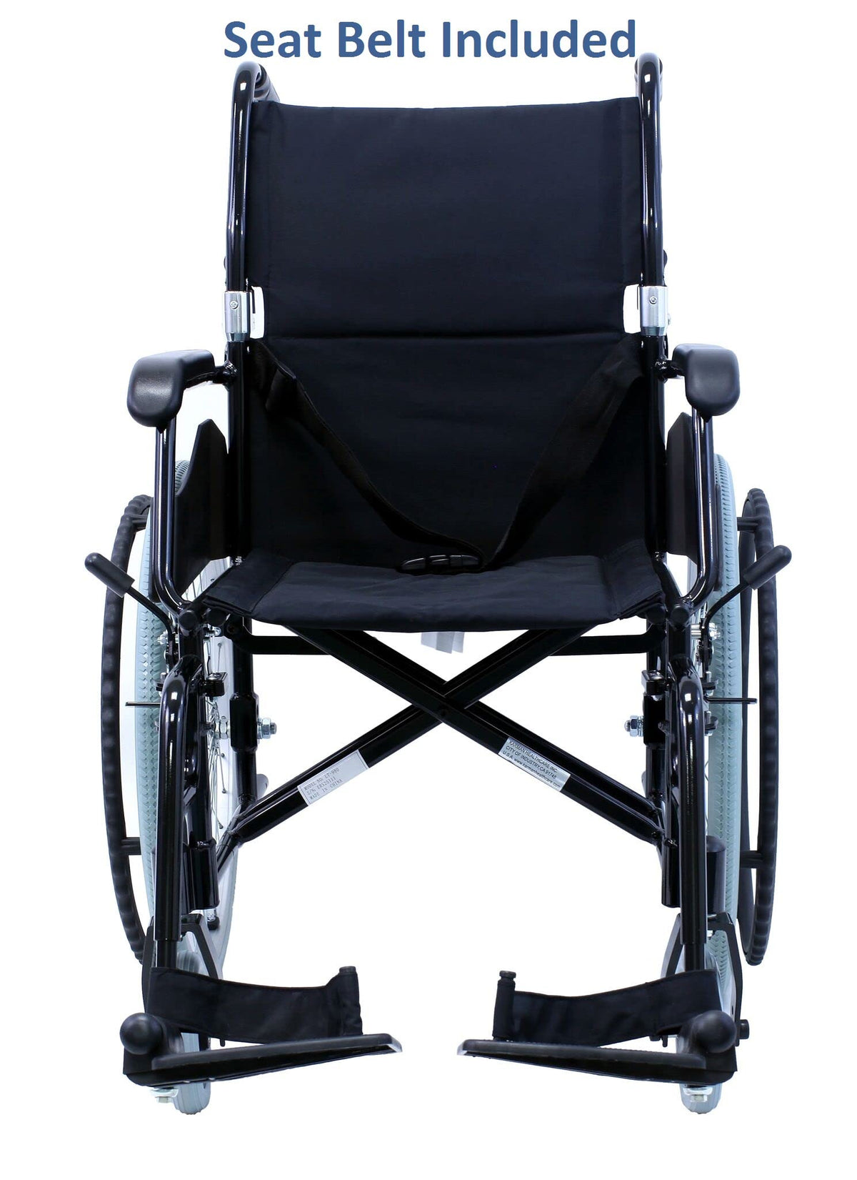 Black Ultra Lightweight Wheelchair X25188