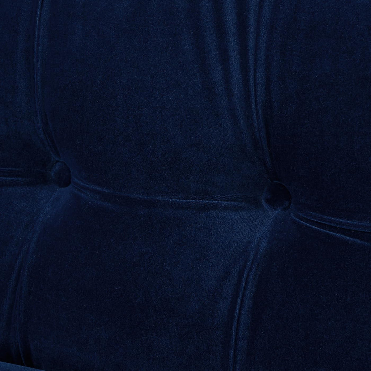 Navy Blue Velvet Tufted Sofa W79543