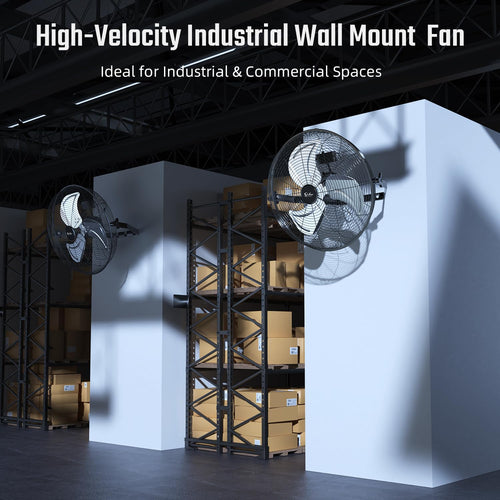 18 Inch 3 Speed Metal Wall Mount Fan S417660
