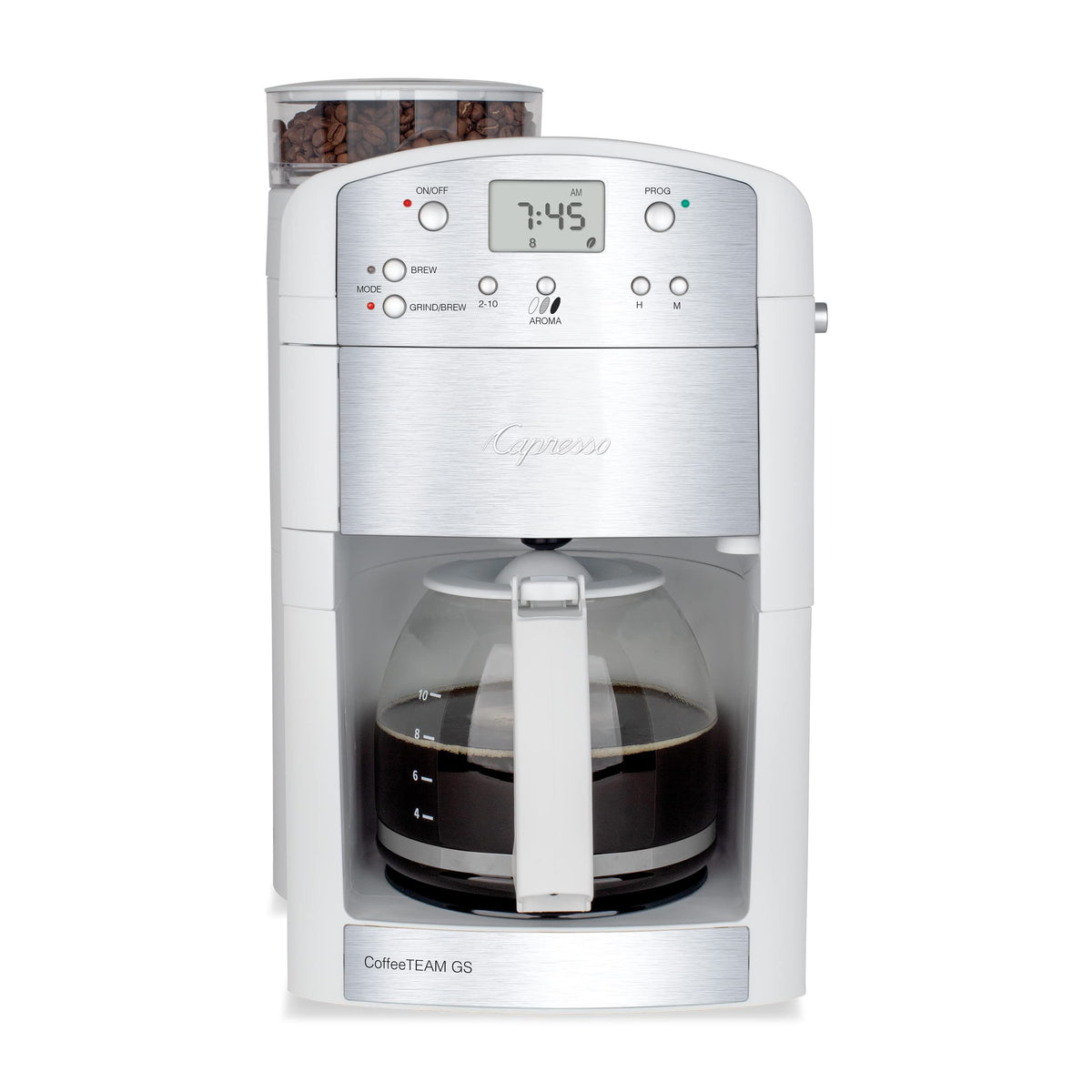 10-Cup Coffee Maker with Conical Burr Grinder Y9564