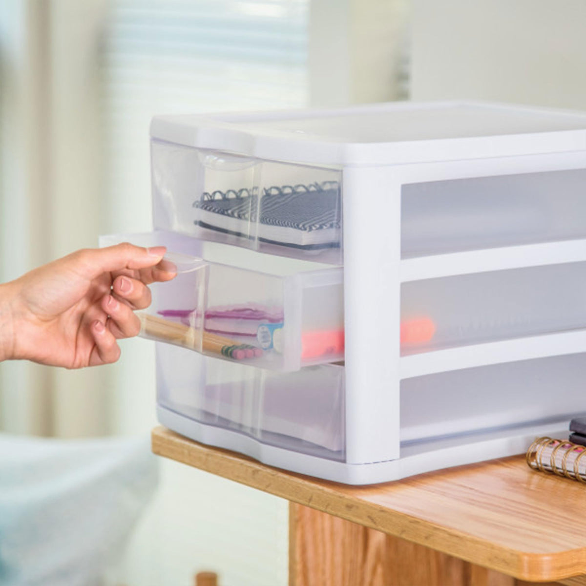 Wide 3-Drawer Storage Unit 4-Pack O436622