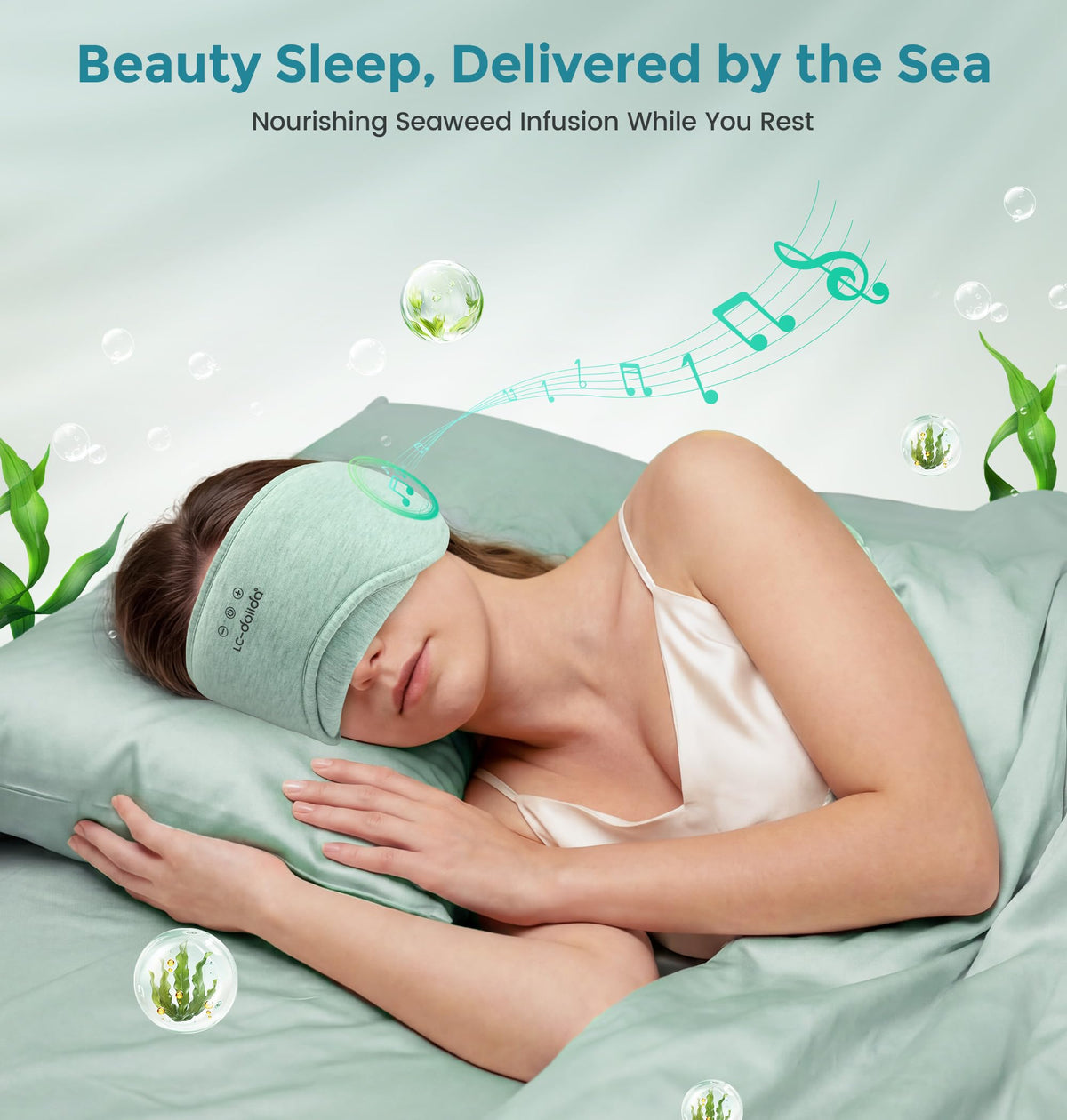 Sleep Mask Bluetooth Wireless Music Eye Mask P7208