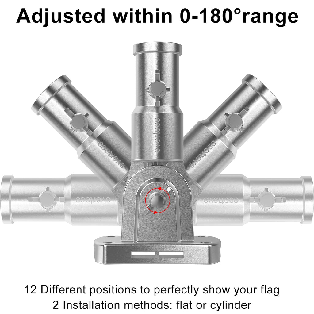 Heavy Duty Stainless Steel Flag Pole Kit A5555