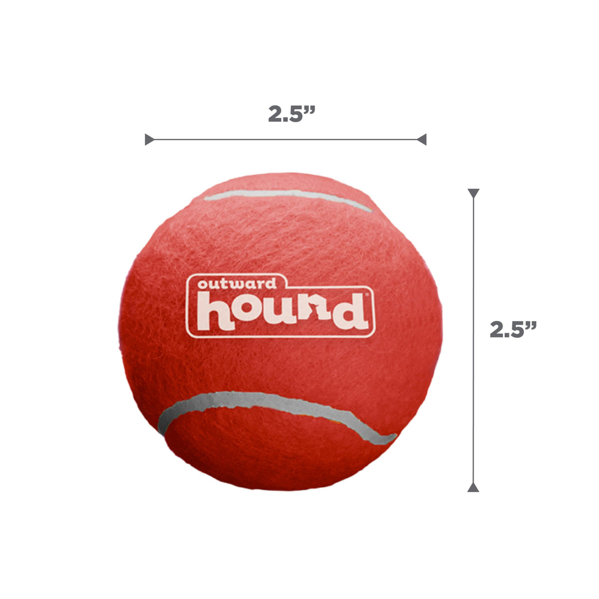 Squeaker Ballz Tennis Ball Dog Toy 4-Pack O80635