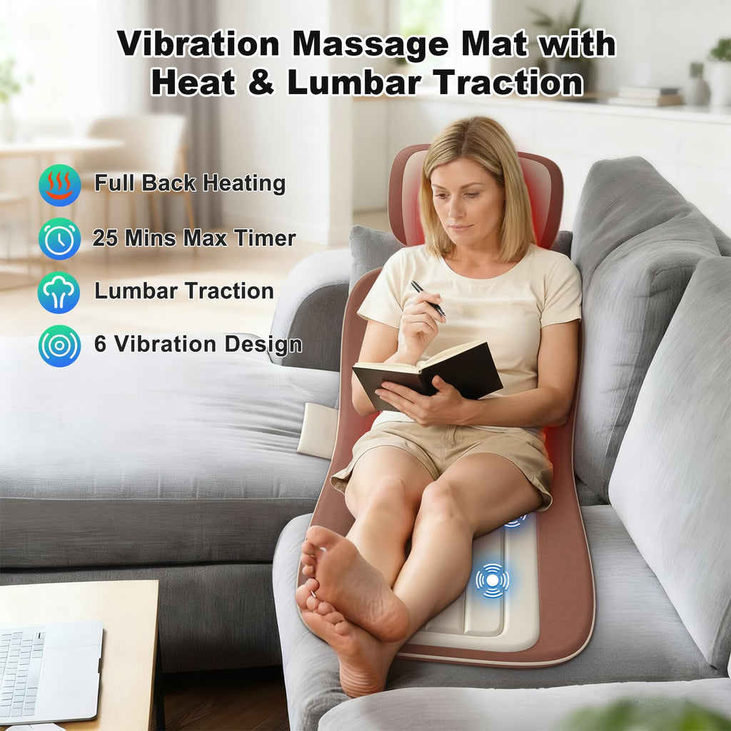 Full Body Massage Mat with 3 Heating Zones D600