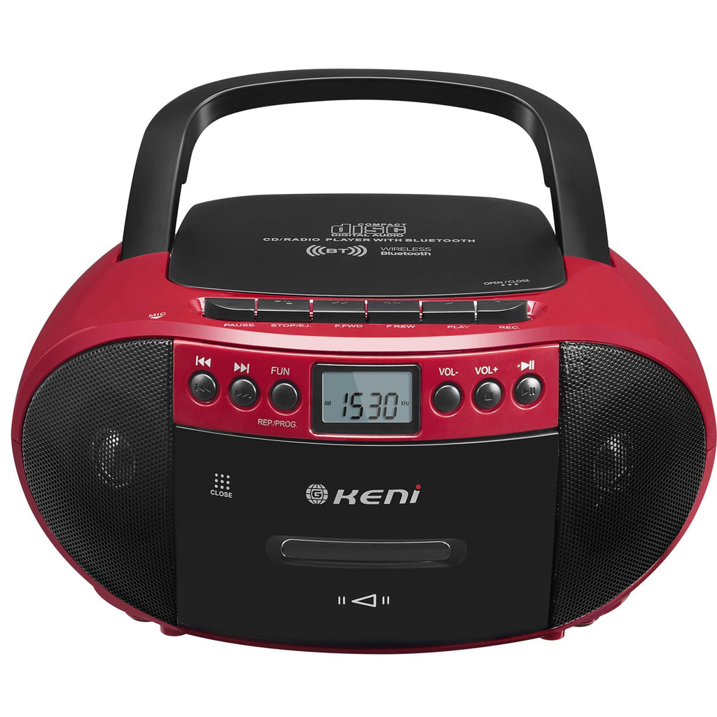 CD Cassette Player Boom Box with AM/FM Radio S663534