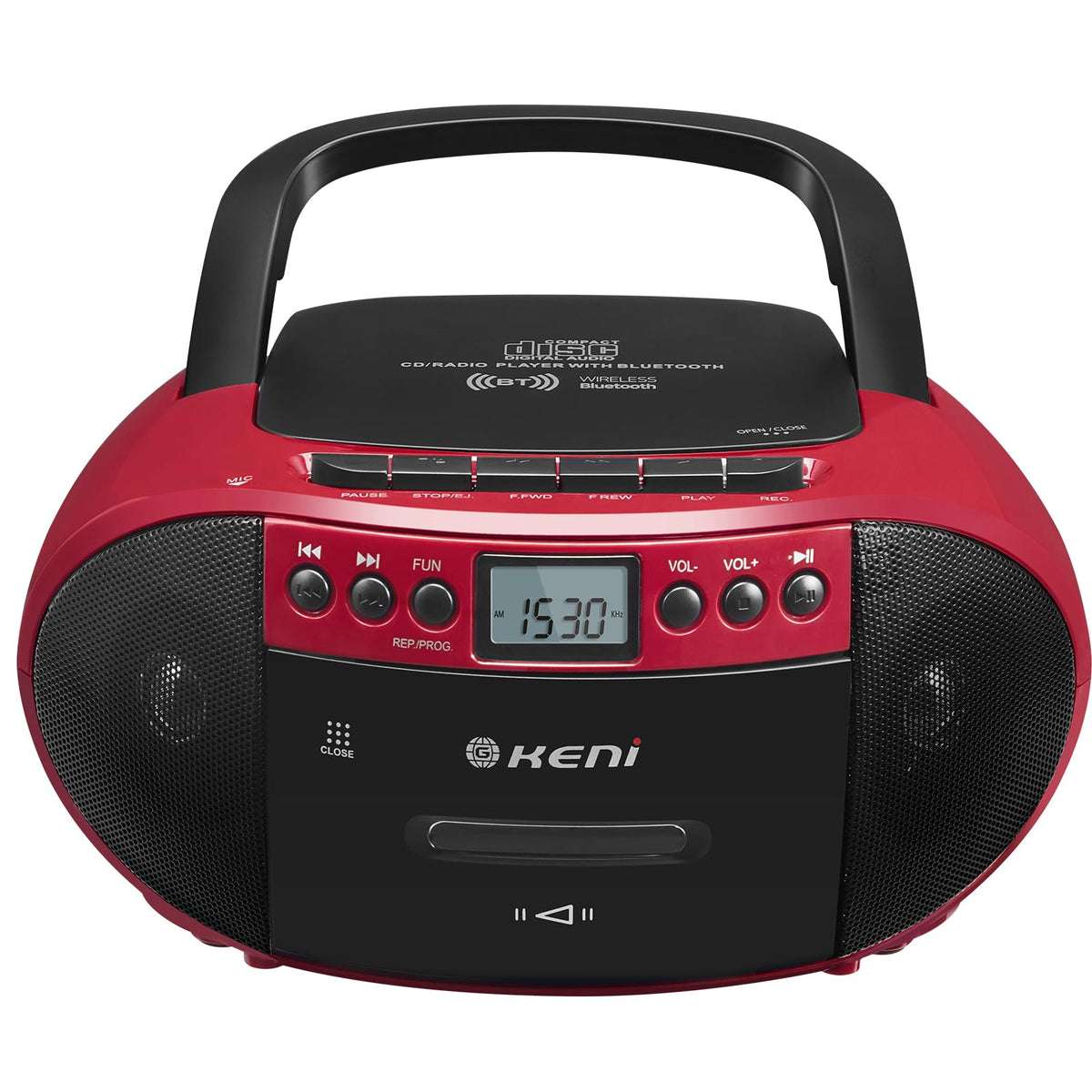 CD Cassette Player Boom Box with AM/FM Radio S663534