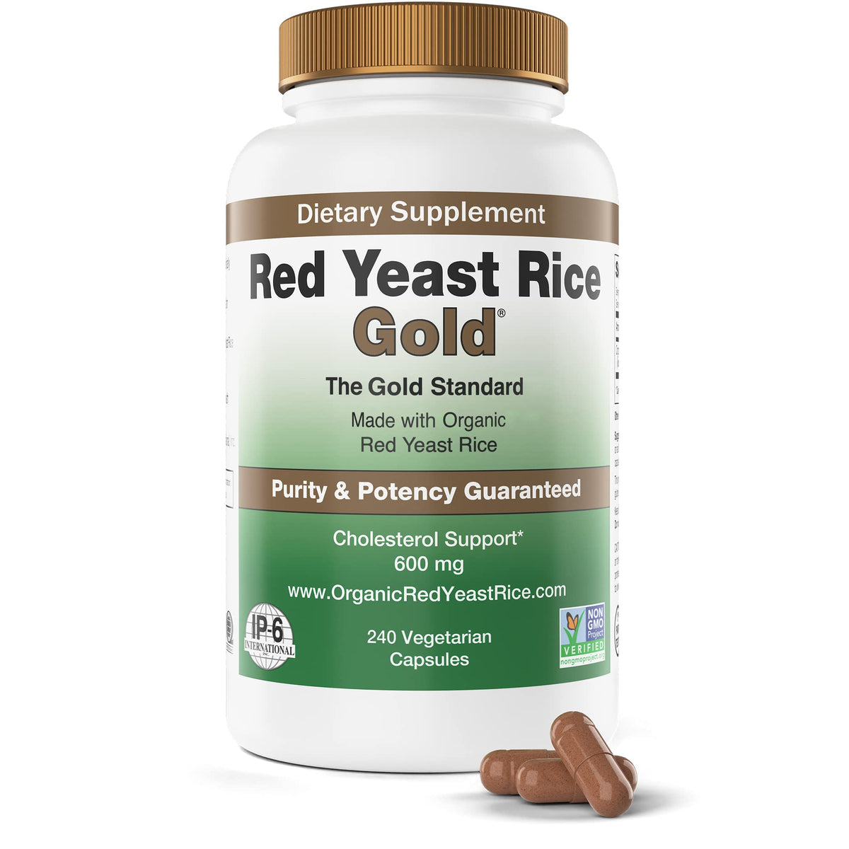Red Yeast Rice 1200 mg 240 Capsules B68307