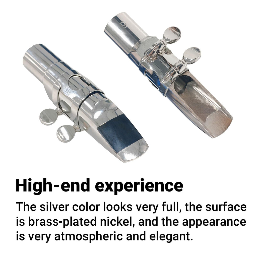 Silver Plated Alto Saxophone Mouthpiece N977
