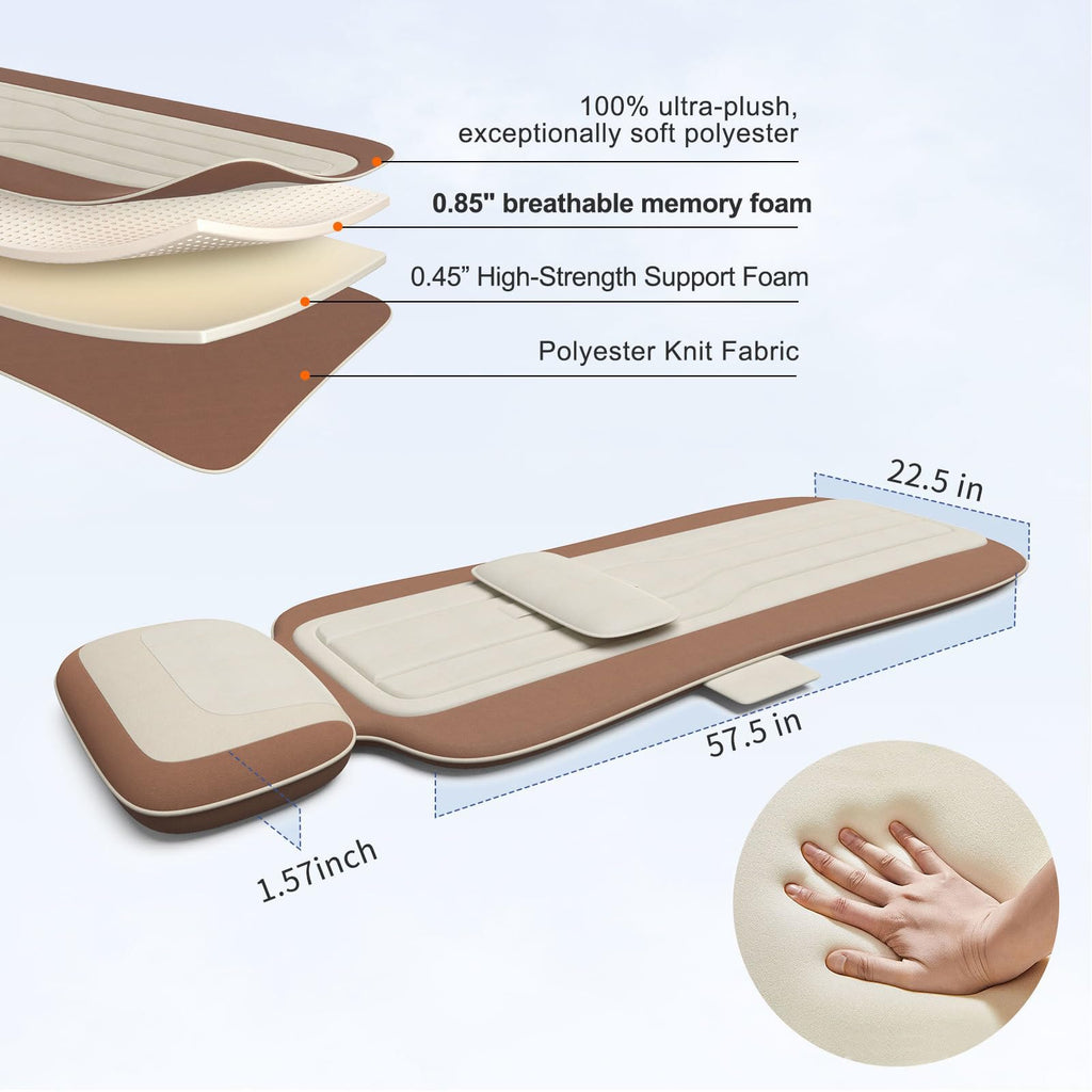 Full Body Massage Mat with 3 Heating Zones D600