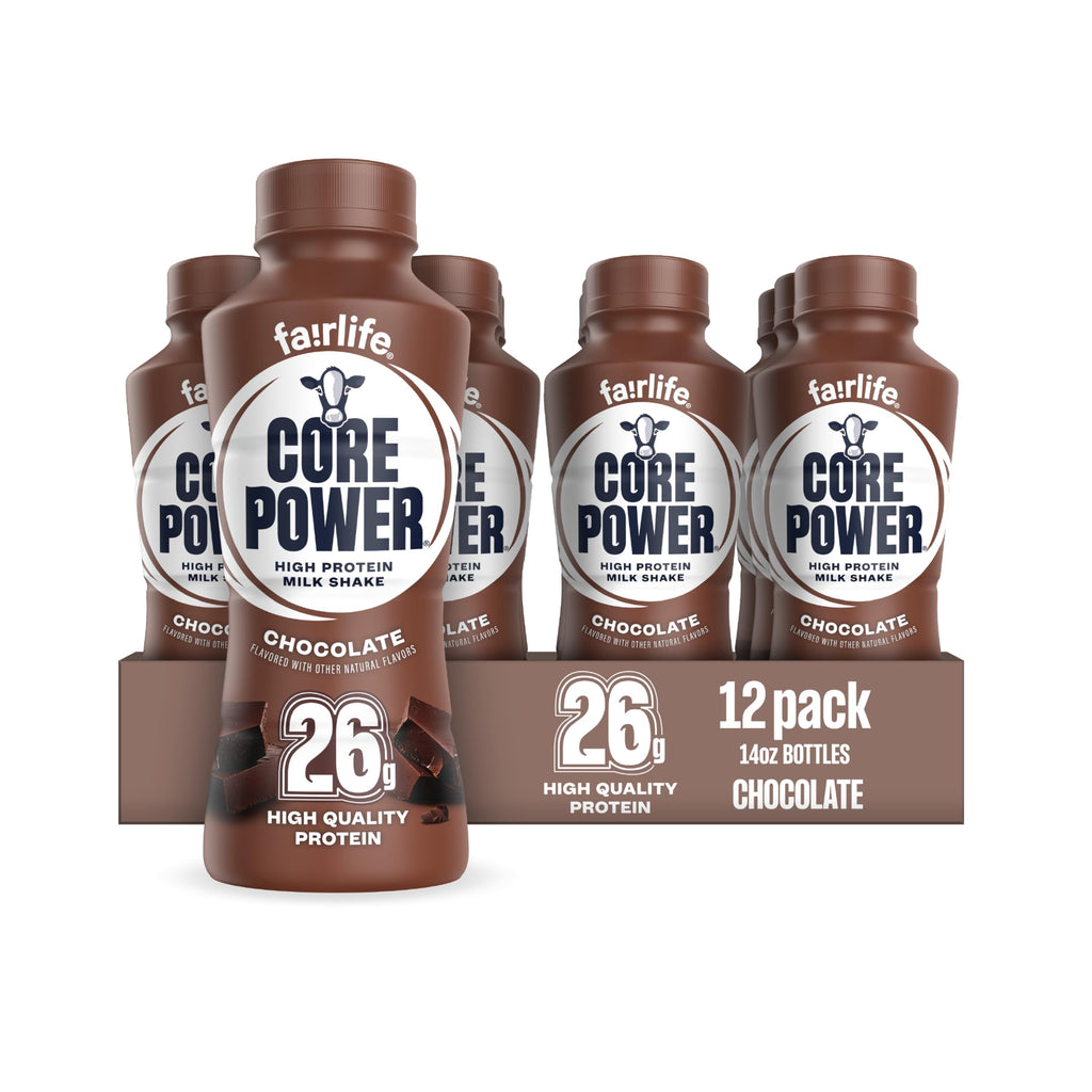 26g Protein Chocolate Milk Shakes 14 Fl Oz (Pack of 12) Q2857