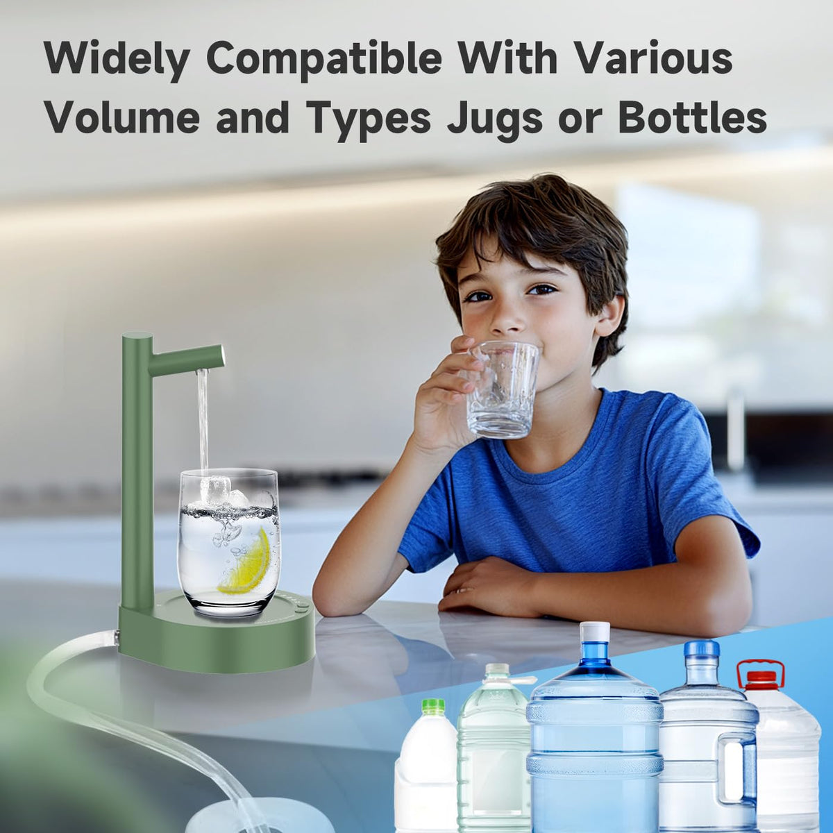 Desktop 5 Gallon Water Dispenser with USB-C Charging U573