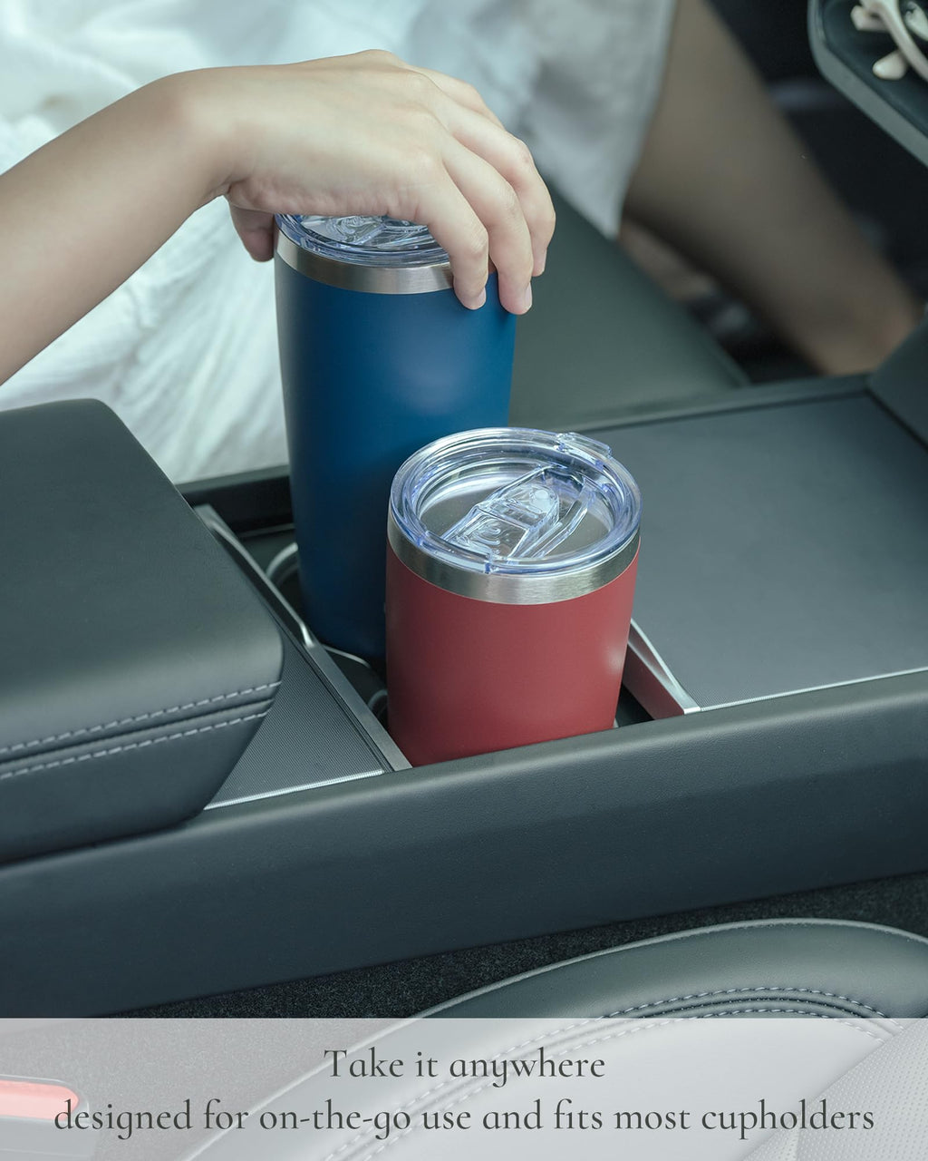 20oz Stainless Steel Insulated Travel Coffee Tumbler with Straw L50745