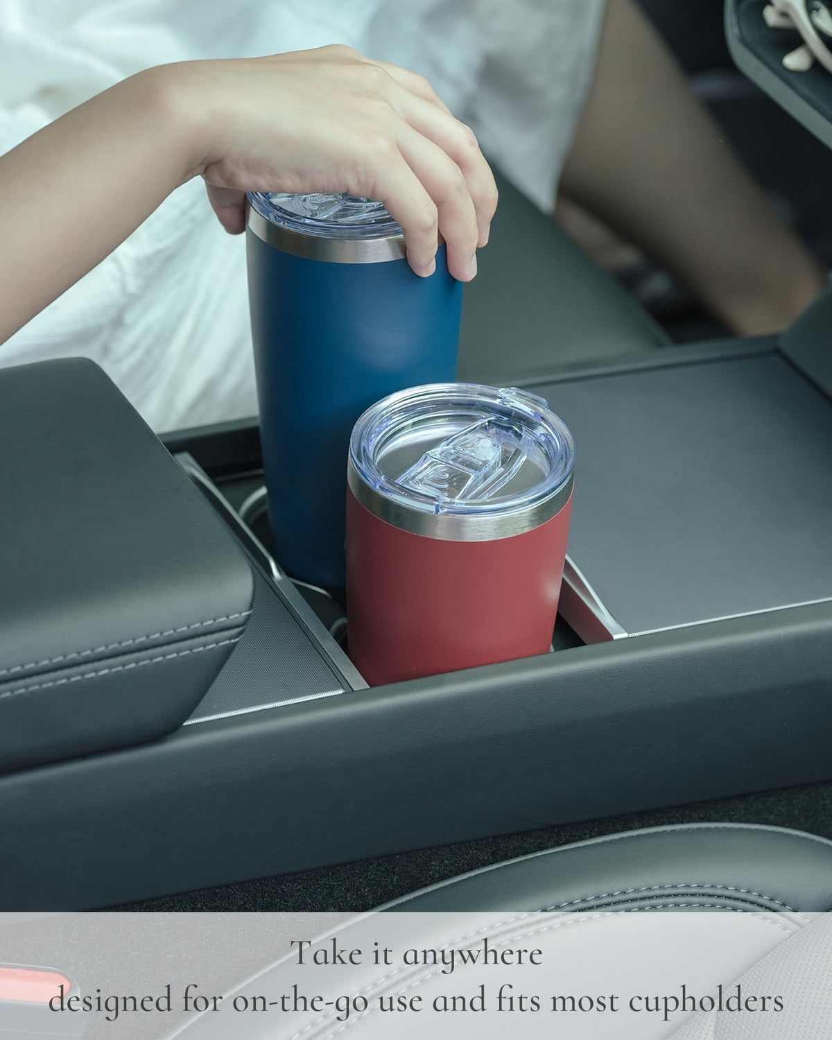 20oz Stainless Steel Insulated Travel Coffee Tumbler with Straw L50745