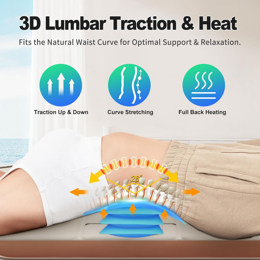 Full Body Massage Mat with 3 Heating Zones D600